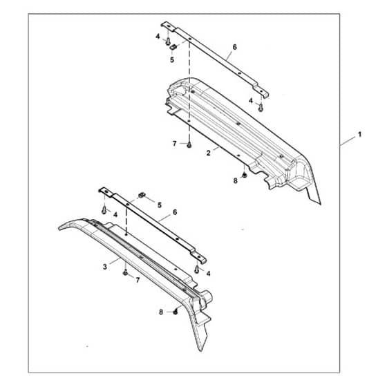 John Deere XUV835E - PC16094 - Fender Guard - ST1051410
