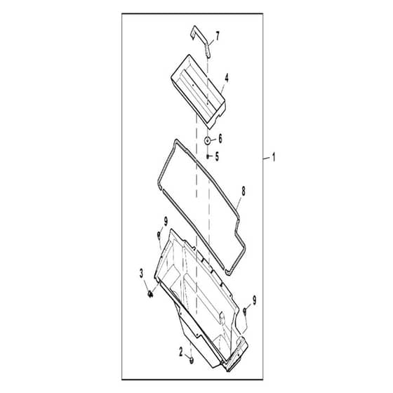 John Deere XUV835E - PC16094 - Underhood Storage - ST901487