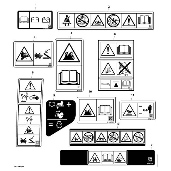 John Deere XUV835M - PC13095 - Labels - ST898356