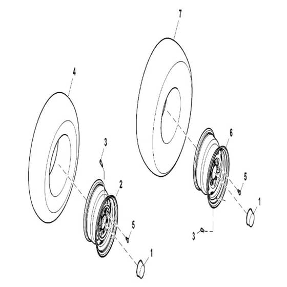 John Deere XUV835M - PC13095 - Wheels - ST900229