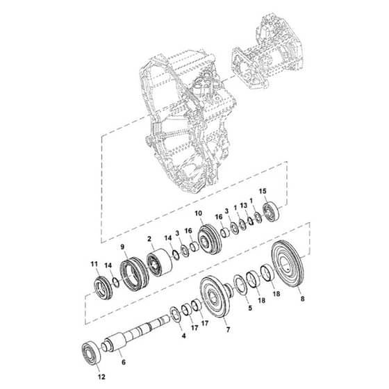 John Deere XUV835M - PC13095 - Reduction Shaft - ST902612