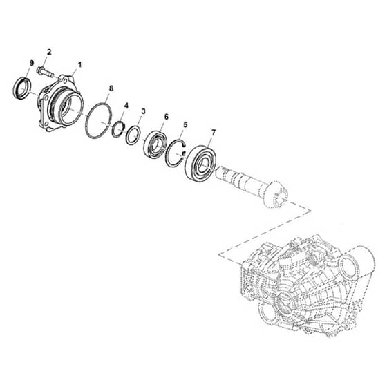 John Deere XUV835M - PC13095 - Input Shaft - ST902767
