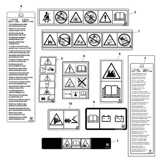 John Deere XUV835M - PC13095 - Labels - ST940112