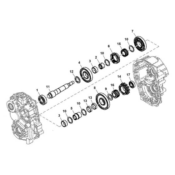 John Deere XUV835M - PC16082 - Reduction Shaft - ST1002385