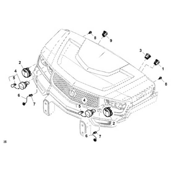 John Deere XUV835M - PC16082 - Headlights Led - ST1004664