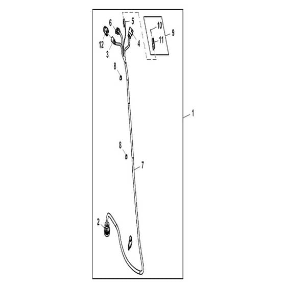 John Deere XUV835M - PC16082 - Cab Wiring - ST869776
