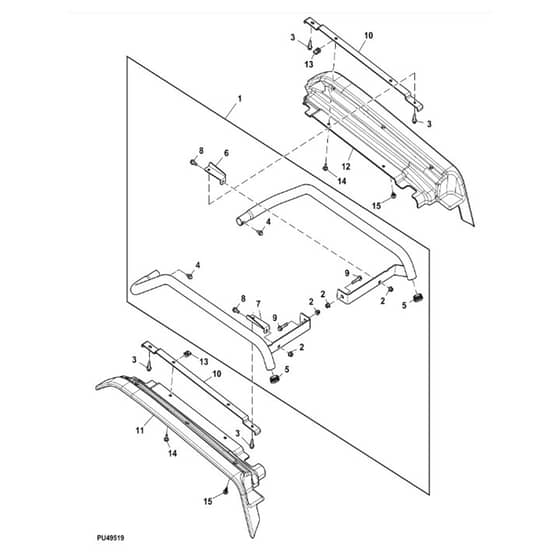 John Deere XUV835R - PC13096 - Cargo Box - ST868501