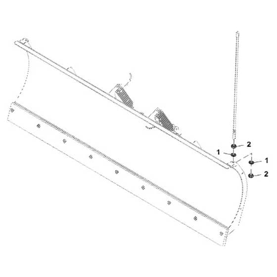 John Deere XUV835R - PC13096 - Winch Blade - ST868638