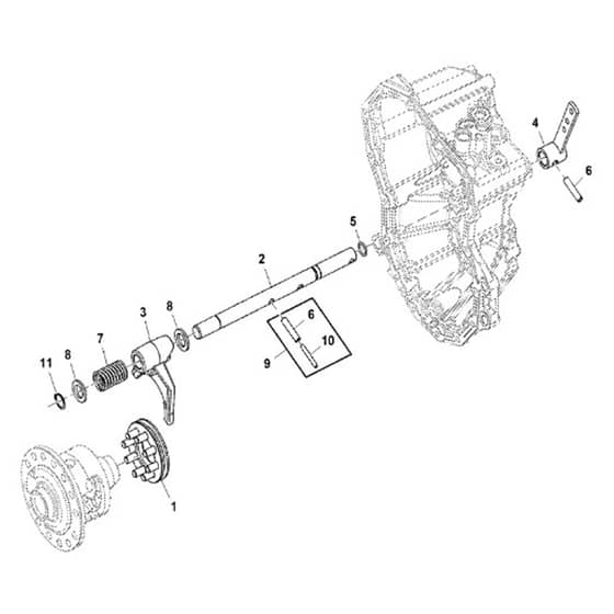 John Deere XUV835R - PC13096 - Differential Lock - ST902685