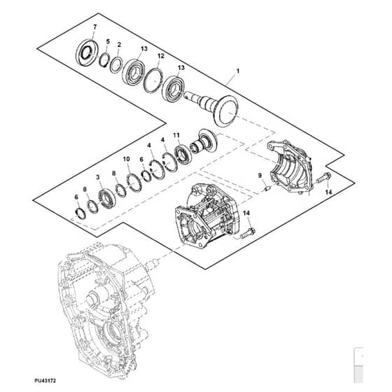 John Deere XUV835R - PC16091 - Mounting Parts - ST1002202