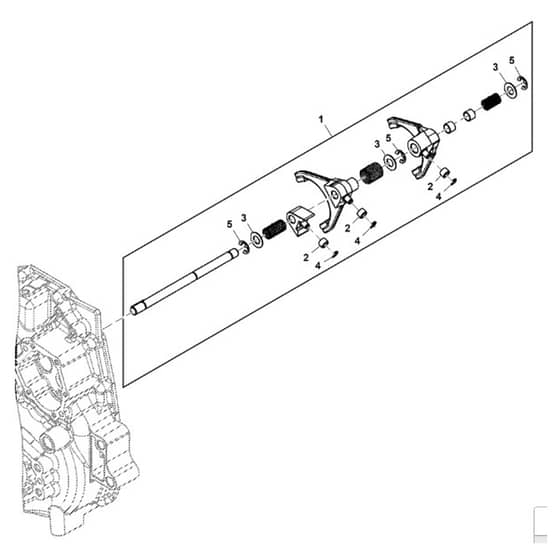 John Deere XUV835R - PC16091 - Fork Kit - ST1002390