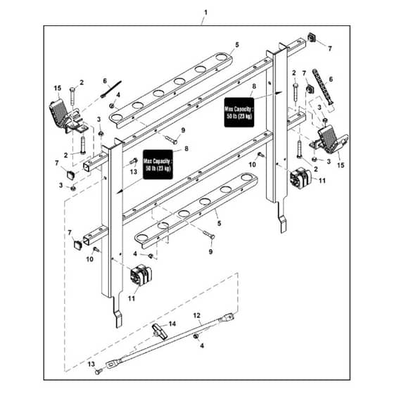 John Deere XUV835R - PC16091 - Side Tool - ST562991