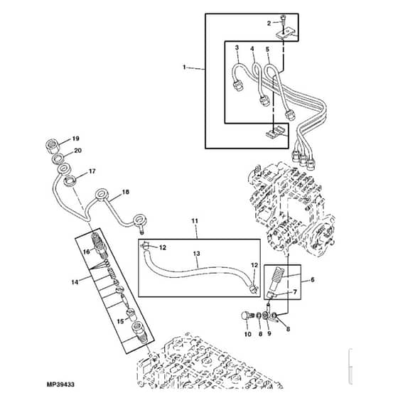 John Deere XUV850D - PC9619 - Fuel Injection - ST565153