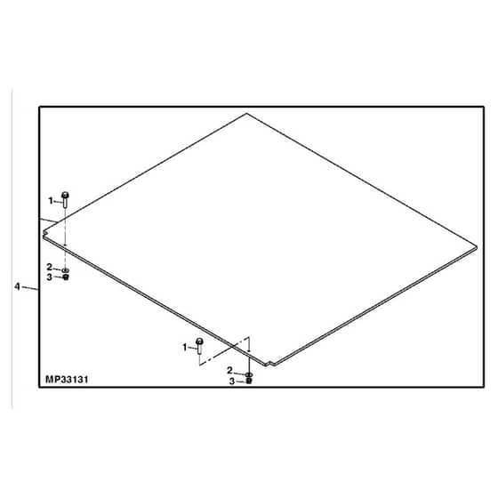 John Deere XUV850D - PC9619 - Box Mat - ST565219