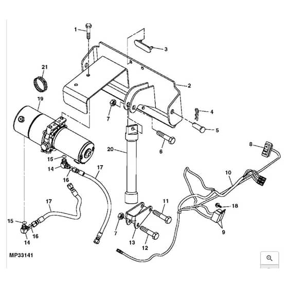 John Deere XUV850D - PC9619 - Hydraulic Lift ( - 110000) - ST565282