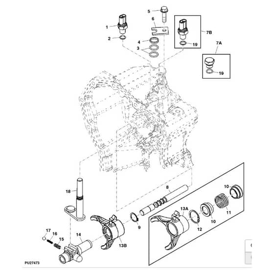 John Deere XUV855D - PC9959 - Range Shift - ST562957