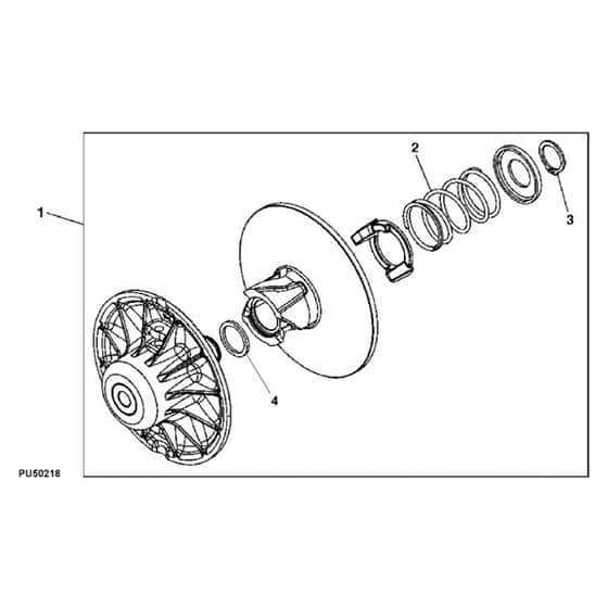 John Deere XUV855D - PC9959 - Transaxle Driven ( - 060000) - ST562961