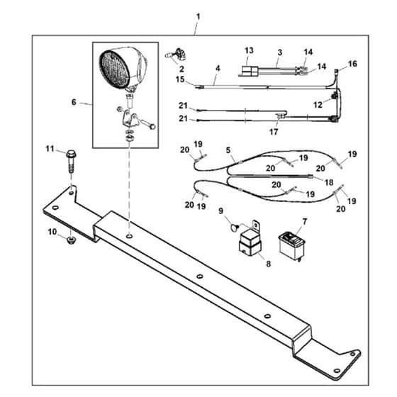 John Deere XUV855D - PC9959 - Occupant Protection - ST563015