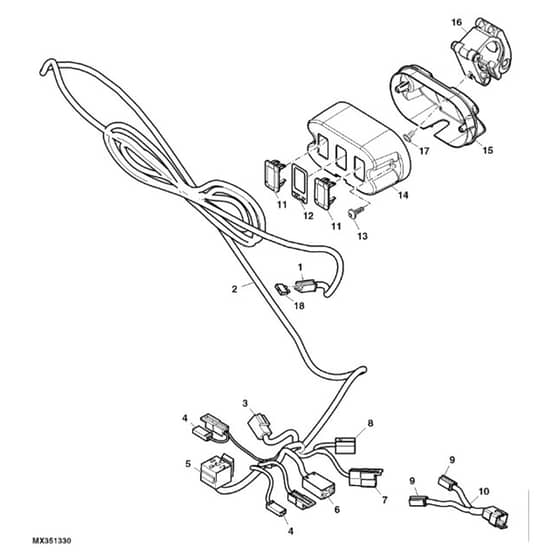John Deere XUV855D - PC9959 - Occupant Protective - ST563018