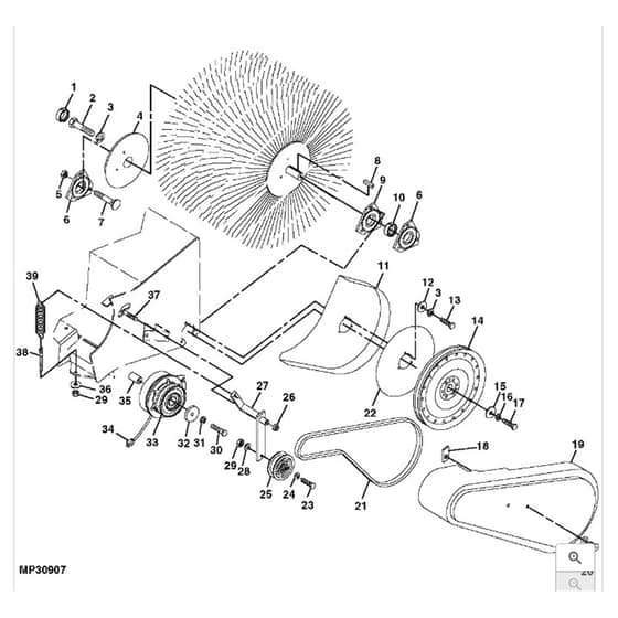 John Deere XUV855D - PC9959 - Belt - ST563074