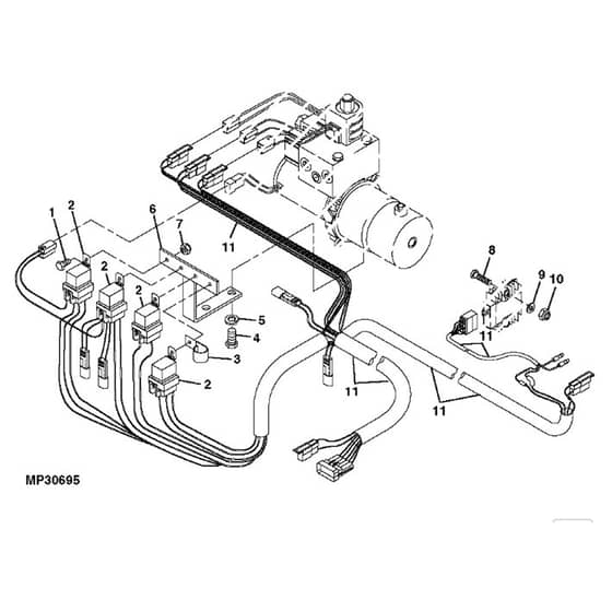 John Deere XUV855D - PC9959 - Main Wiring - ST563076
