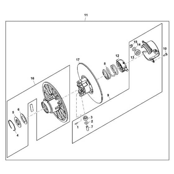 John Deere XUV855D - PC9959 - Transaxle Driven (060001 - ) - ST737527