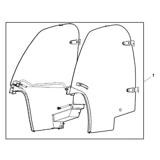 John Deere XUV855D - PC9959 - Deluxe Glass - ST746940