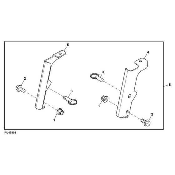 John Deere XUV855D - PC9959 - Light Bracket - ST809761