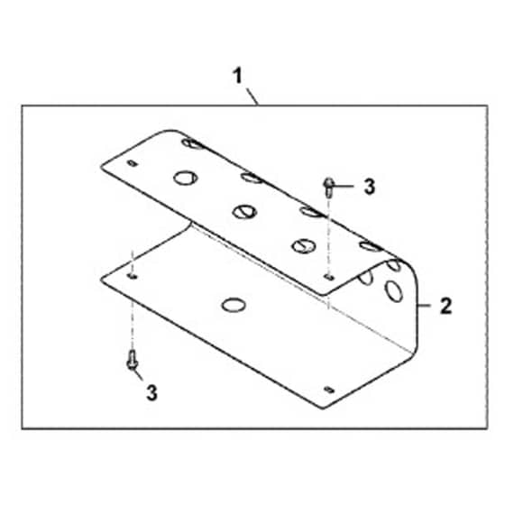 John Deere XUV855D - PC9959 - Muffler Cover - ST809764