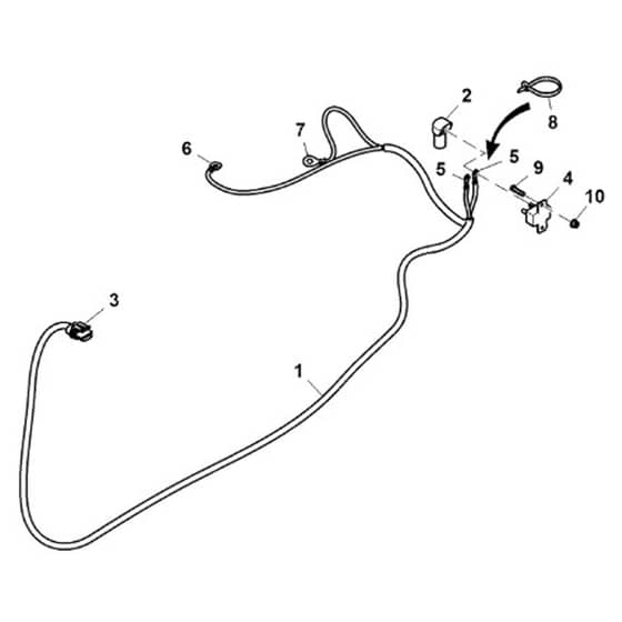John Deere XUV855D - PC9959 - Wiring Harness (130001 - ) - ST886506