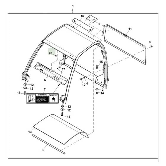 John Deere XUV855D - PC9959 - Deluxe Cab - ST887574