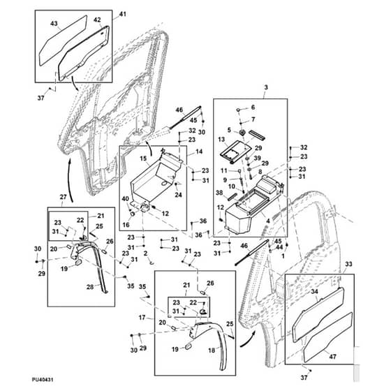 John Deere XUV855D - PC9959 - Deluxe Cab - ST897558