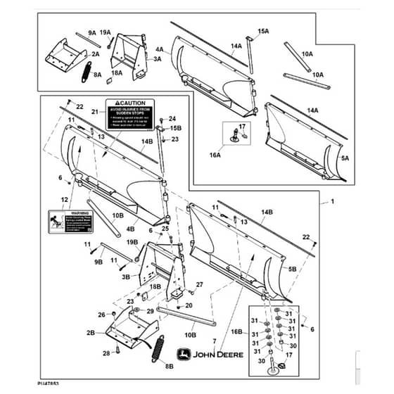 John Deere XUV855D - PC9959 - Front Blade - ST983155