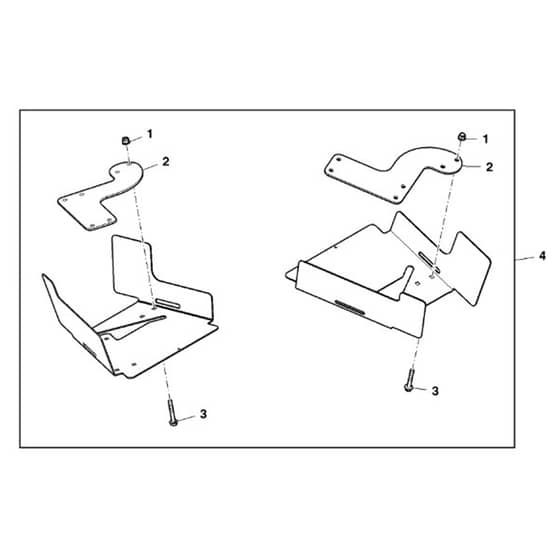 John Deere XUV855E - PC13313 - Guard Kit - ST562979