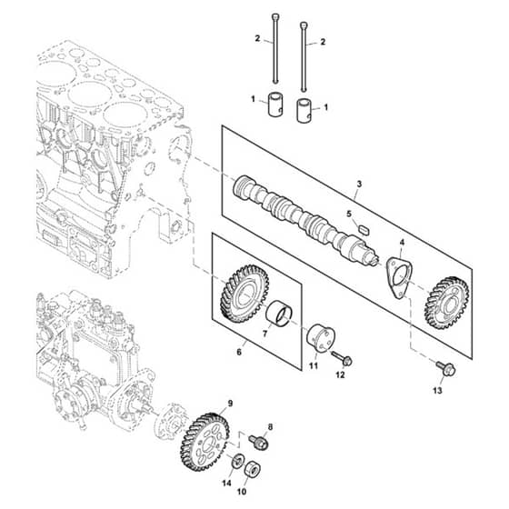 John Deere XUV855E - PC13313 - Camshaft - ST895342