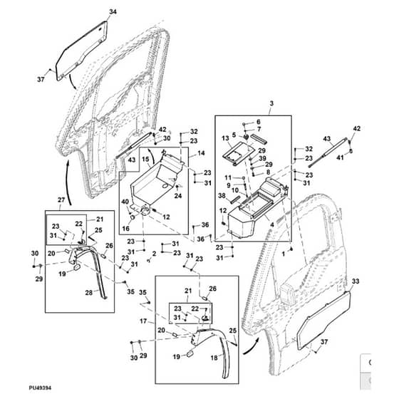John Deere XUV855E - PC13313 - Deluxe Cab - ST897556