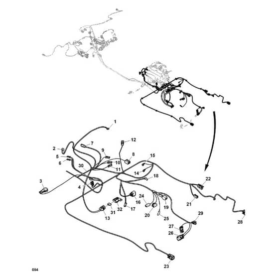 John Deere XUV855E - PC13313 - Chassis Wiring - ST897987