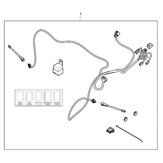 John Deere XUV855E - PC13313 - Brush Guard - ST911083