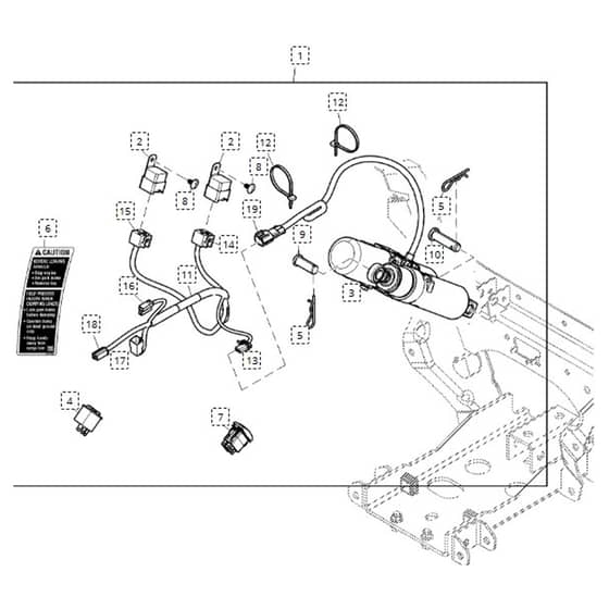 John Deere XUV855M - PC13311 - Cargo Box - ST1001853