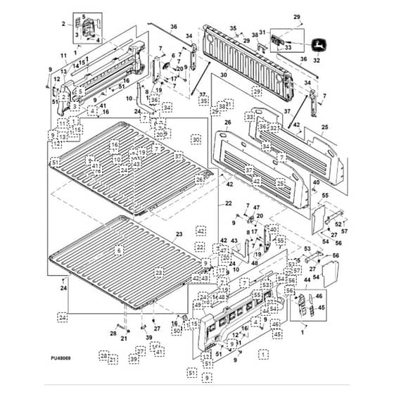 John Deere XUV855M - PC13311 - Cargo Box - ST896279