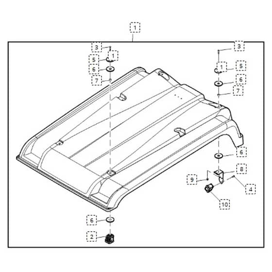 John Deere XUV855M - PC13311 - Occupant Protective - ST897472