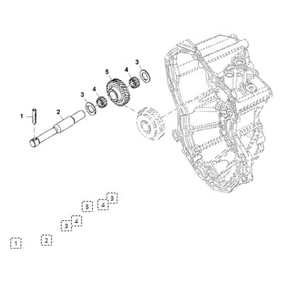 John Deere XUV855M - PC13311 - Reverse Shaft - ST898200