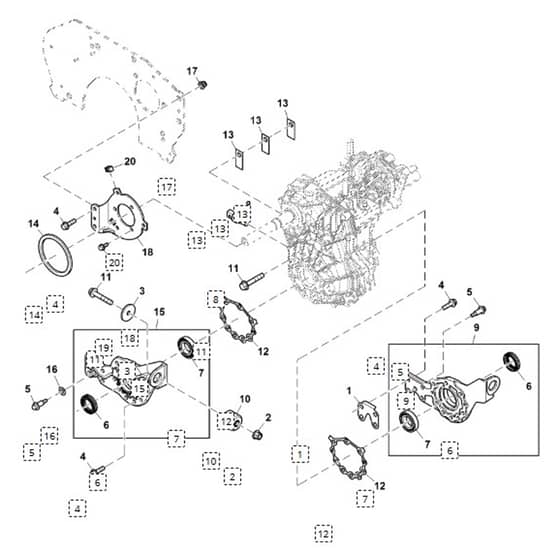 John Deere XUV855M - PC13311 - Mounting Brackets - ST898205