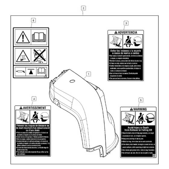John Deere XUV855M - PC13311 - Fender Kit - ST949893