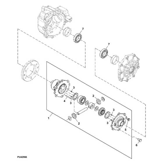 John Deere XUV855M - PC16089 - Differential - ST1002208