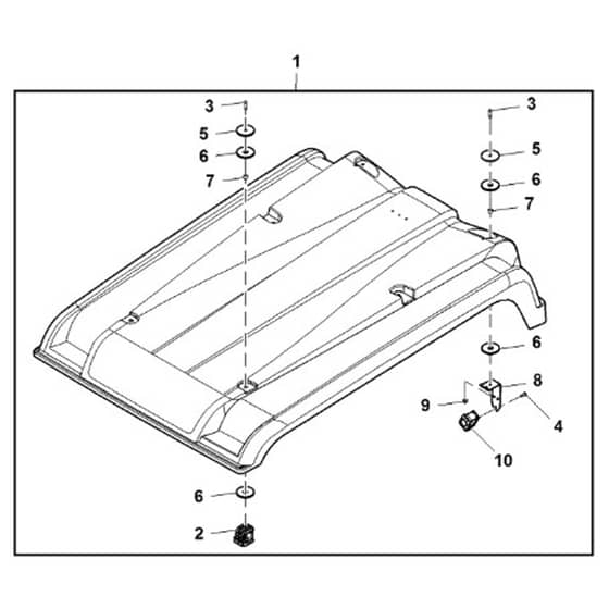 John Deere XUV855M - PC16089 - Occupant Protective - ST1002998