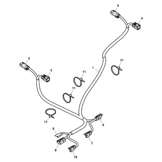 John Deere XUV855M - PC16089 - Wiring Harness - ST1004209