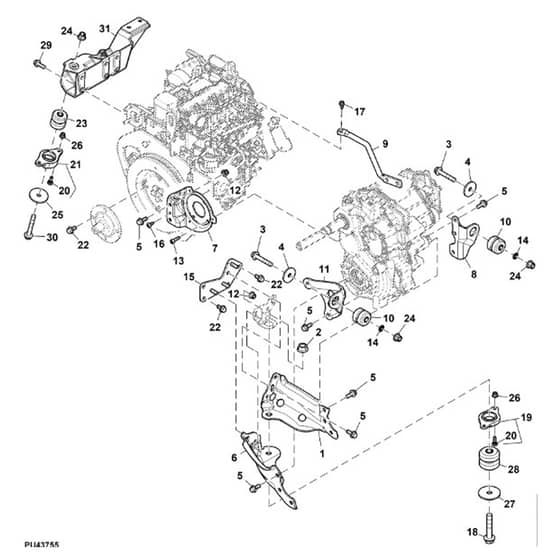 John Deere XUV855M - PC16089 - Engine - ST1005945