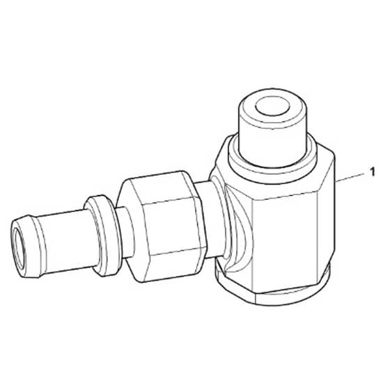 John Deere XUV855M - PC16089 - Heater Fitting - ST937479
