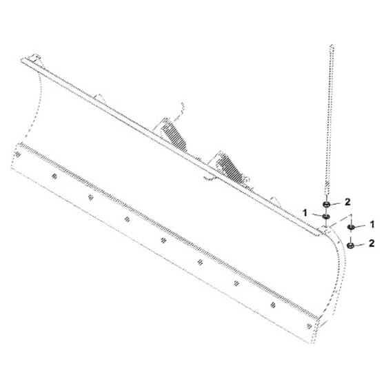John Deere XUV865E - PC13097 - Winch Blade - ST868638